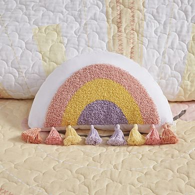 Urban Habitat Kids Ellie Sunshine Printed Cotton Reversible Quilt Set With Shams and Decorative Pillows