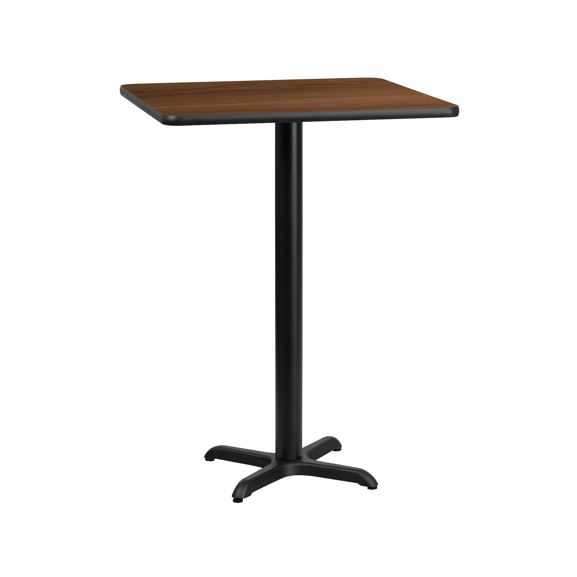 Flash Furniture 43-in. Square Laminate Top Bar Height Table, Brown
