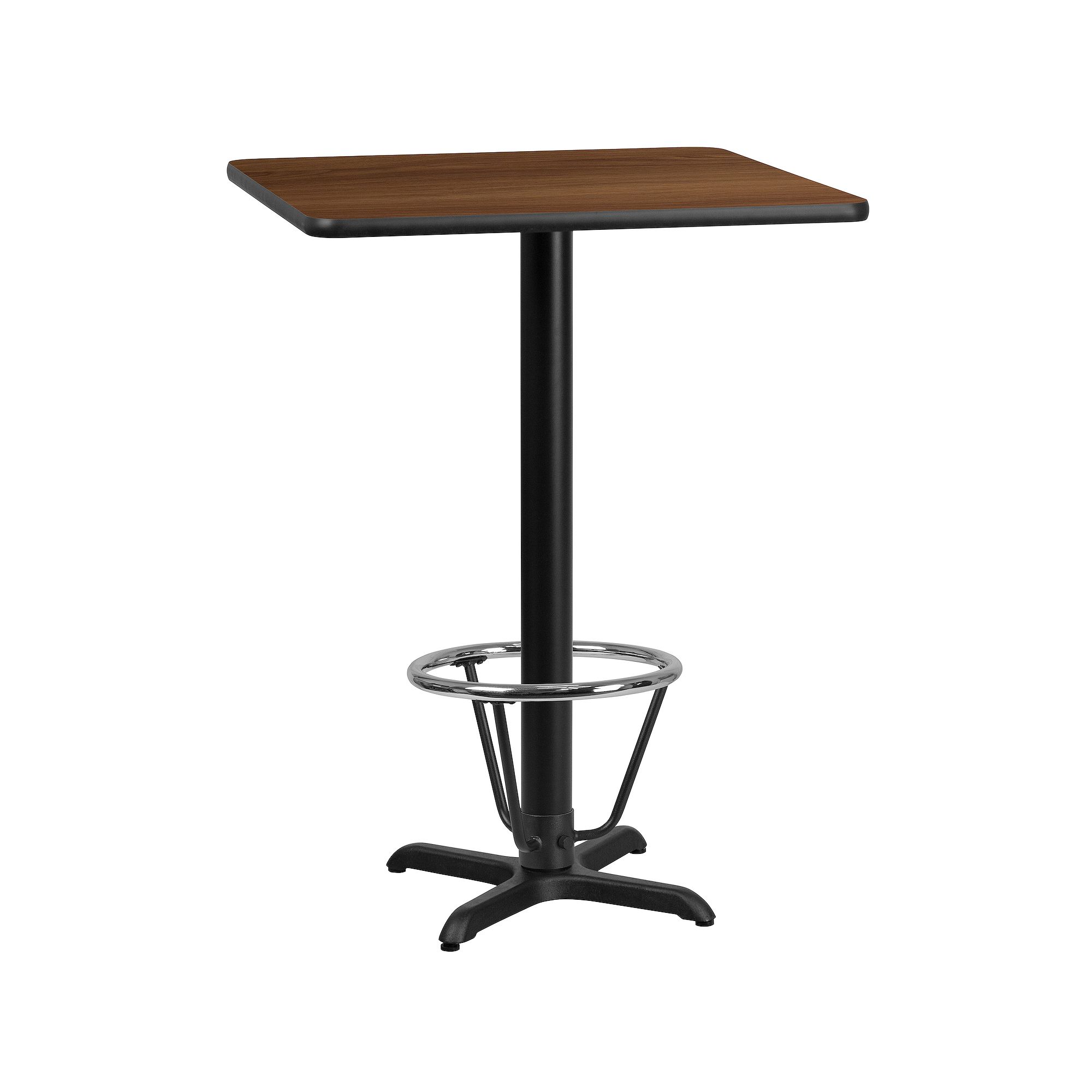 Flash Furniture Square 43-in. Laminate Top Bar Table, Brown