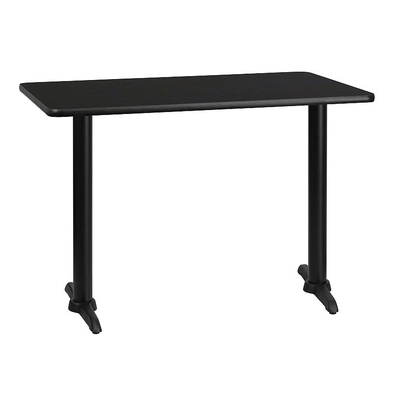 Flash Furniture 31-in. Rectangle Laminate Top Dining Table, Black