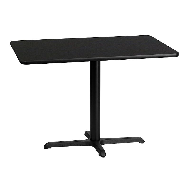 Flash Furniture Rectangular 31-in. Laminate Top Dining Table, Black