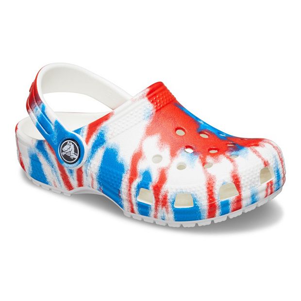 Crocs tie dye clearance kids