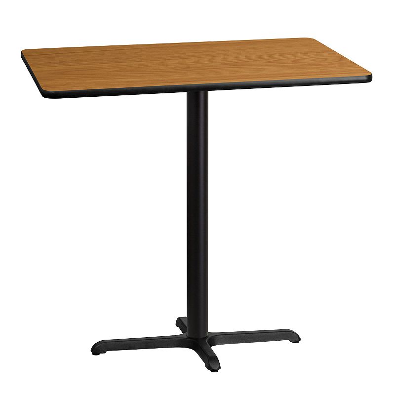 Flash Furniture 43-in. Rectangular Laminate Table Top Bar Table, Multicolor