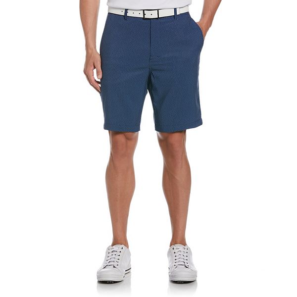 Men's Jack Nicklaus FlatFront Geo Square Print Golf Shorts