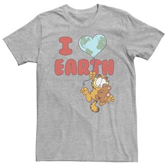 Big & Tall Garfield I Heart Earth Balloon Tee