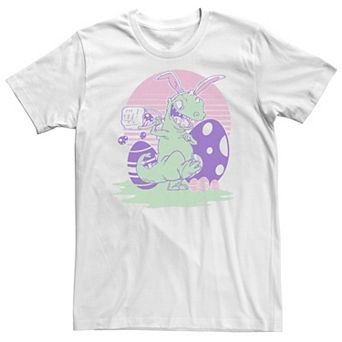 Big & Tall Rugrats Reptar Eggs Easter Tee