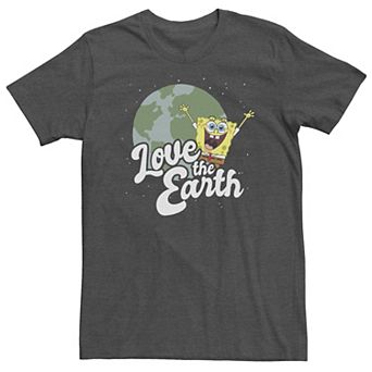 Big & Tall Spongebob SquarePants Love The Earth Tee