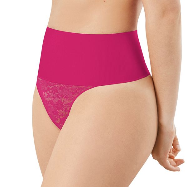 Maidenform Womens Tame Your Tummy Shaping Lace Thong with Cool Comfort  Dm0049 : : Clothing, Shoes & Accessories