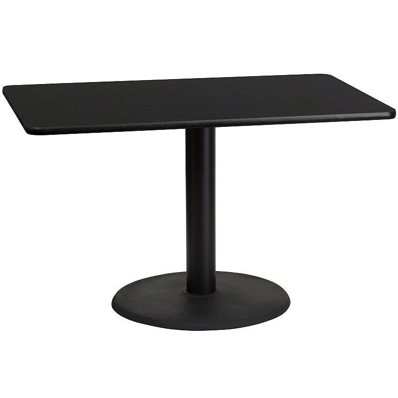Flash Furniture 31-in. Laminate Top Rectangular Dining Table, Black