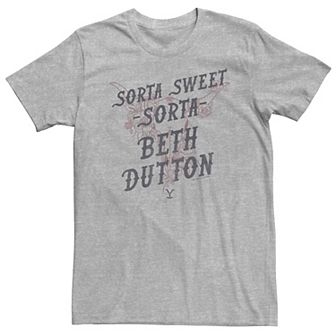 Big & Tall Yellowstone Sorta Sweet Sorta Beth Dutton Tee