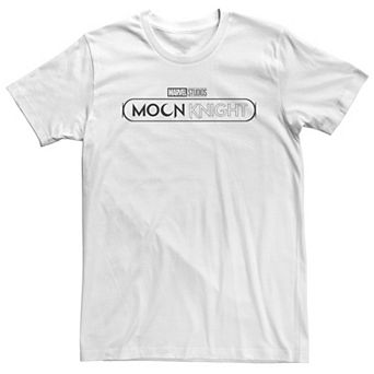 Big & Tall Marvel Moon Knight Black Logo Tee