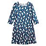 Women's Celebrate Together™ Printed Christmas Swing Dress