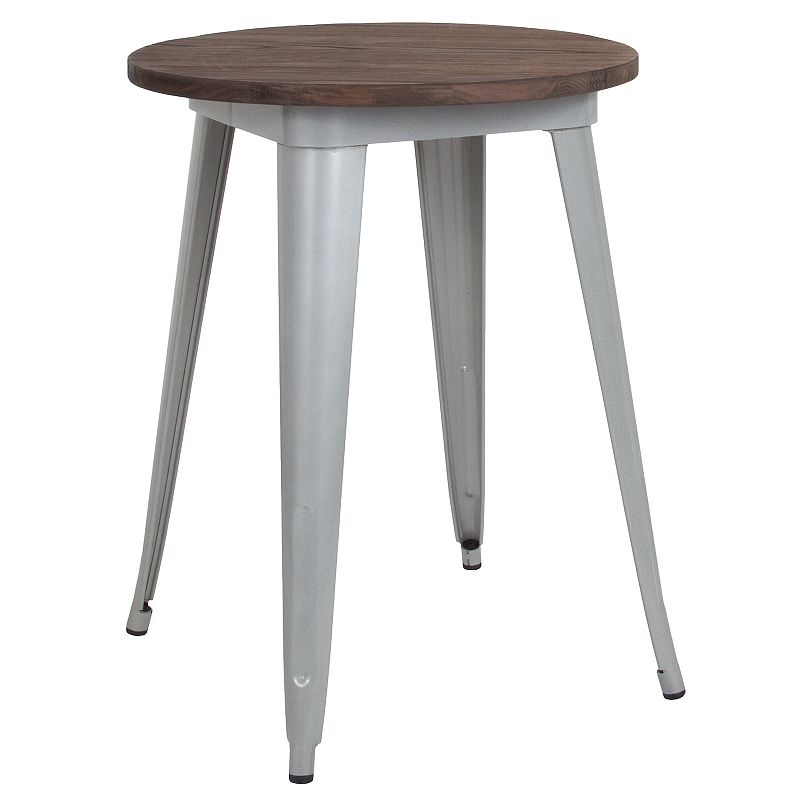 18765145 Flash Furniture Round Mixed Media End Table, Grey sku 18765145