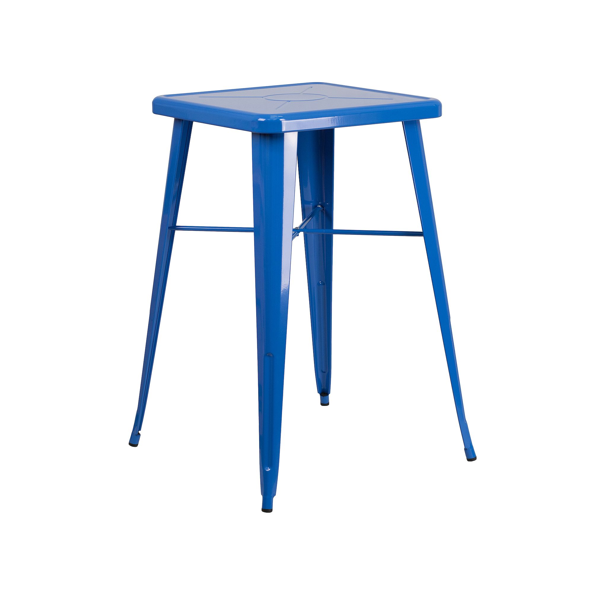 Flash Furniture Commercial 27.75-in. Square Indoor / Outdoor Bar Table, Blu
