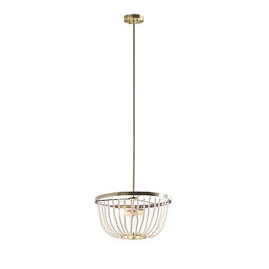 Hampton Hill Melrose 2-Light Beaded Chandelier