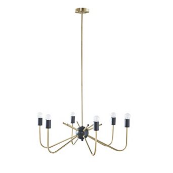 Madison Park Alexis 6-Light Two-Tone Chandelier