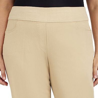 Plus Size Alfred Dunner Classics Pull-On Straight-Leg Pants