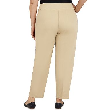 Plus Size Alfred Dunner Classics Pull-On Straight-Leg Pants