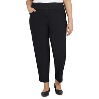 Plus Size Alfred Dunner Classics Pull-On Straight-Leg Denim Pants