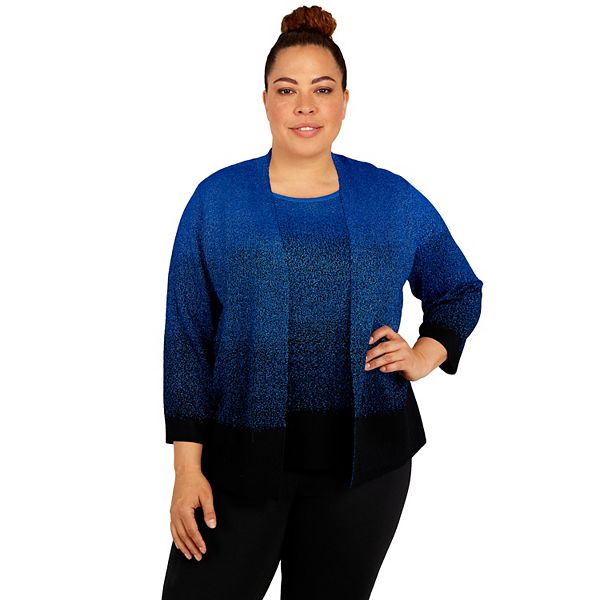 Alfred dunner 2025 sweaters plus size