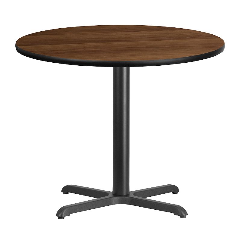 Flash Furniture 31-in. Laminate Top Round Dining Table, Brown