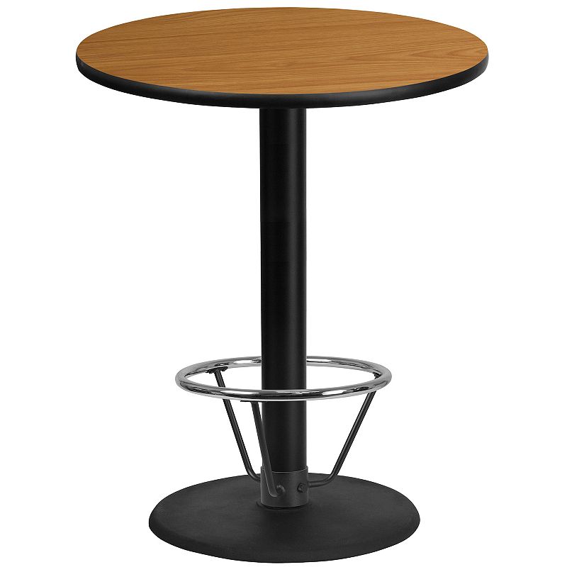 Flash Furniture Round 43-in. Laminate Top Footrest Dining Table, Multicolor