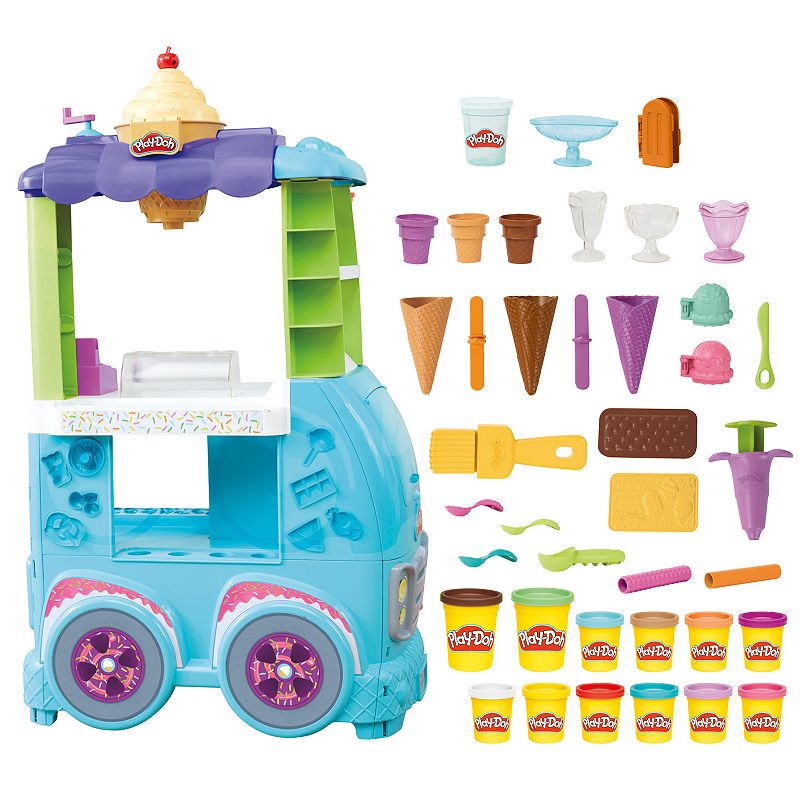 Play-Doh Kitchen Creations Ultimate Ice Cream Truck Playset Toy