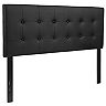 Flash Furniture Lennox Tufted Upholstered Queen Size Headboard White Vinyl