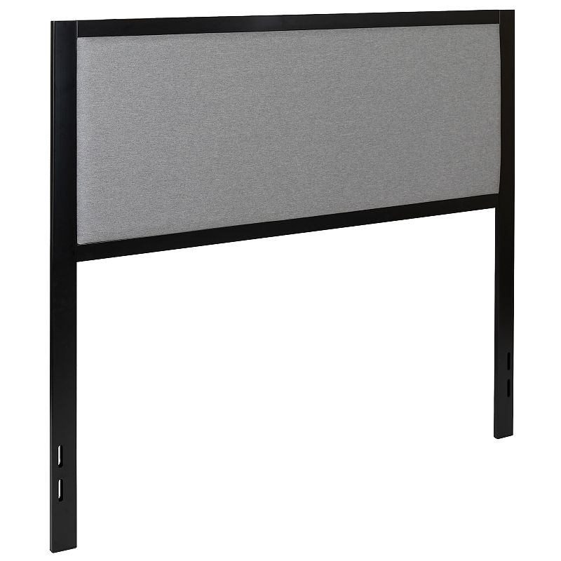 Flash Furniture Melbourne Upholstered Headboard, Grey, Full