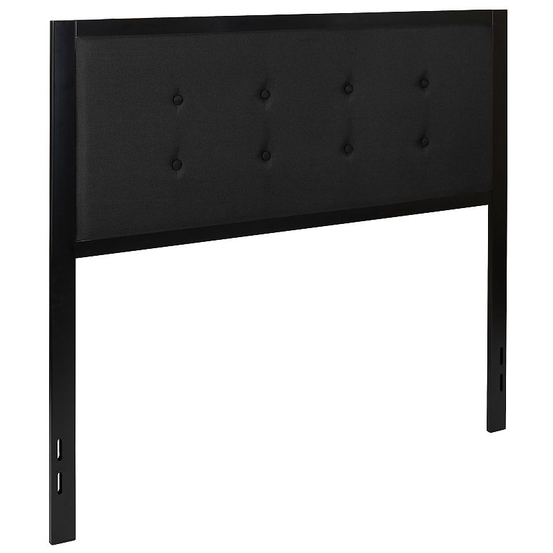 Flash Furniture Bristol Tufted Upholstered Headboard, Black, King
