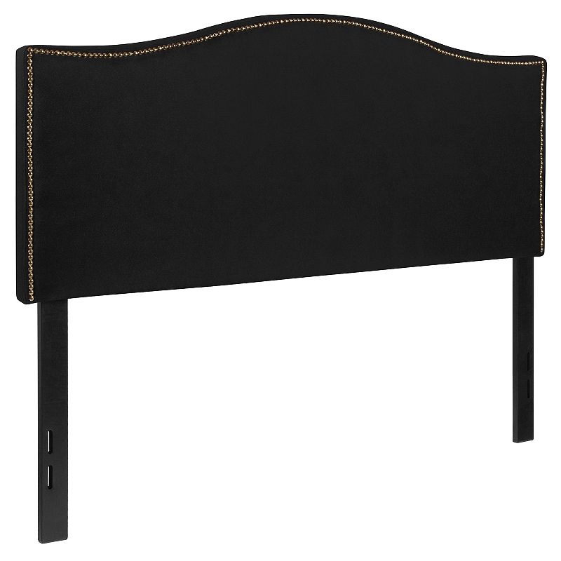 Flash Furniture Lexington Upholstered Headboard, Black, Queen