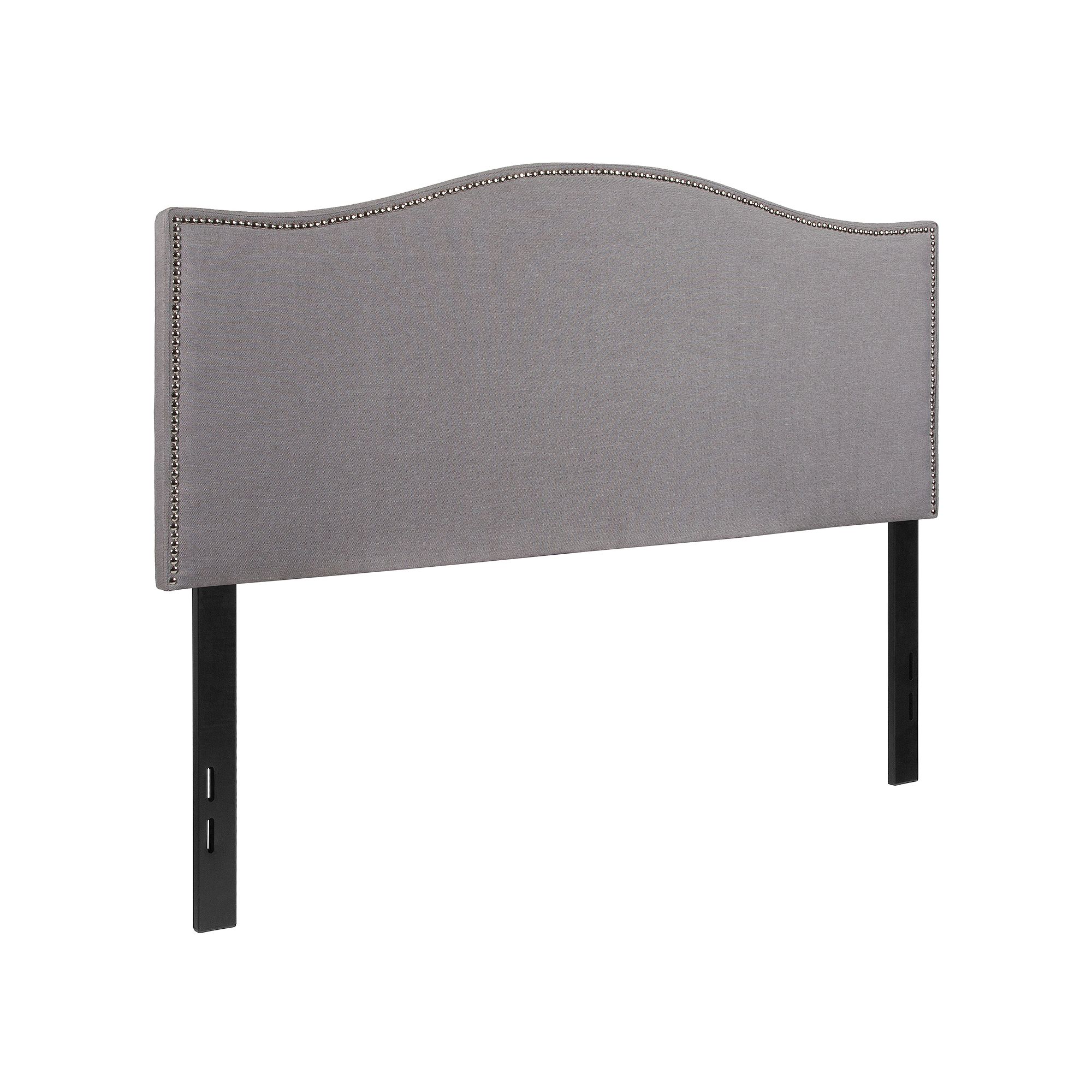 Flash Furniture Lexington Upholstered Headboard, Light Gray