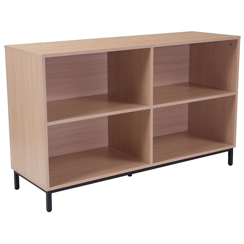 54528977 Flash Furniture Dudley 4-Shelf Open Bookcase, Brow sku 54528977