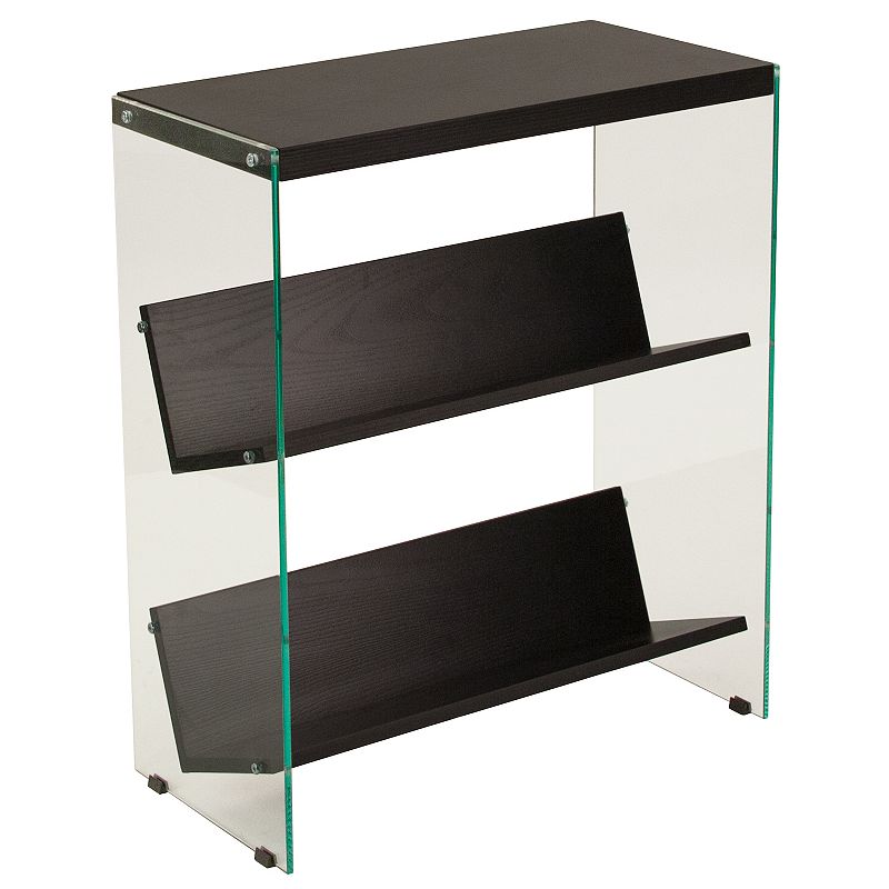 Flash Furniture Highwood 2-Shelf Modern Bookcase, Brown