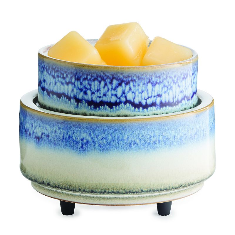 Candle Warmers Etc. Horizon 2-in-1 Fragrance Warmer, Blue, Medium