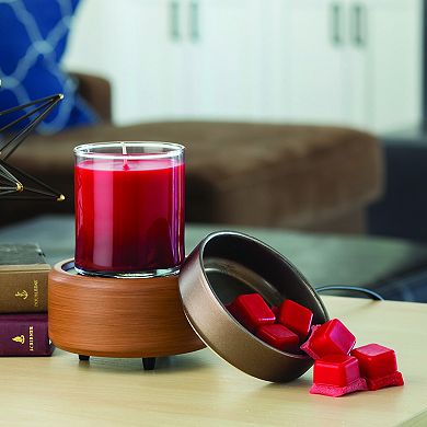 Candle Warmers Etc. Pewter Finish 2-in-1 Fragrance Warmer