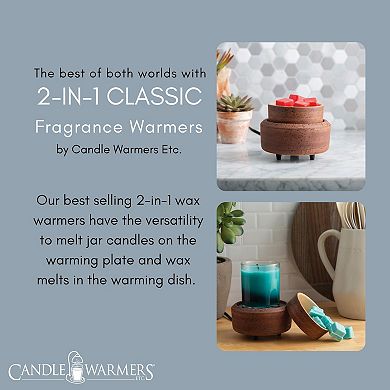 Candle Warmers Etc. Tuscany 2-in-1 Fragrance Warmer