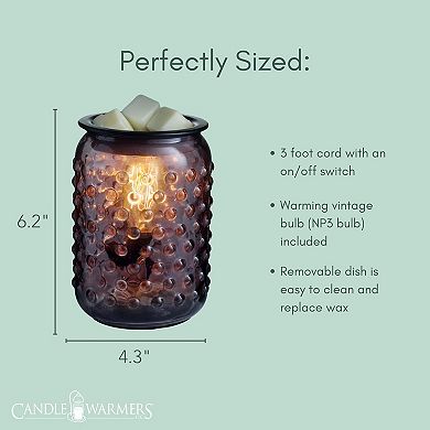 Candle Warmers Etc. Smokey Hobnail Fragrance Warmer