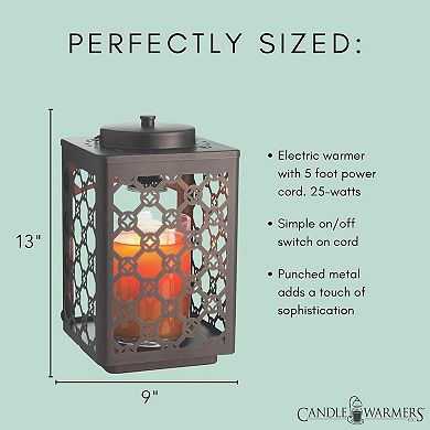 Candle Warmers Etc. Trellis Lantern Candle Warmer Table Decor