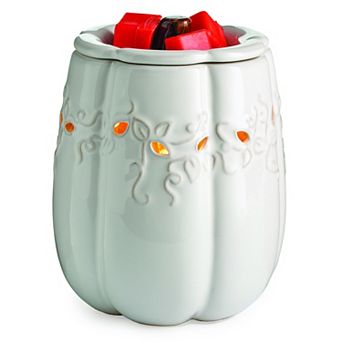 Candle Warmers Etc. White Pumpkin Fragrance Warmer