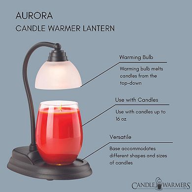 Candle Warmers Etc. Aurora Lamp Candle Fragrance Warmer