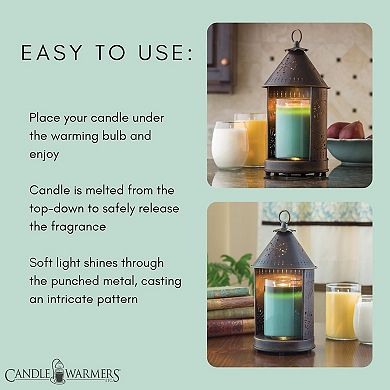 Candle Warmers Etc. Sunshine Cutout Lantern Candle Fragrance Warmer