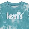 Toddler Boy Levi's® Tie Dye Doodle Logo Graphic Tee & Shorts Set