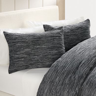 Simply Vera Vera Wang Charcoal Rib Texture Comforter Set With Shams