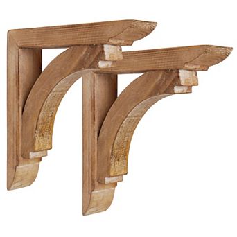 American Art Décor Corbel Shelf Bracket Wall Decor 2 pc Set