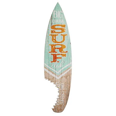 American Art Décor Surf Bite Surfboard Wall Decor