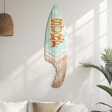 American Art Décor Surf Bite Surfboard Wall Decor