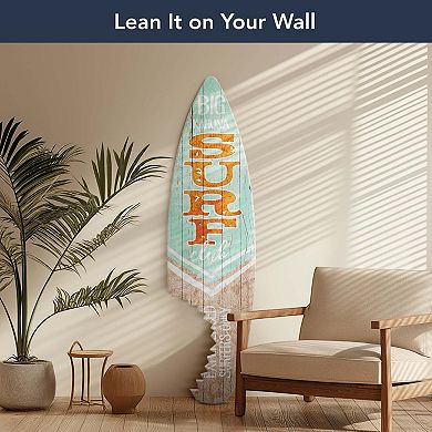 American Art Décor Surf Bite Surfboard Wall Decor