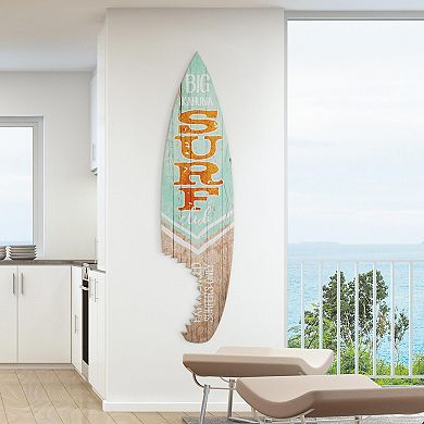 American Art Décor Surf Bite Surfboard Wall Decor