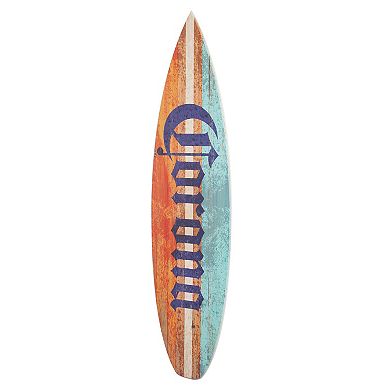 American Art Décor Corona Surfboard Wall Decor
